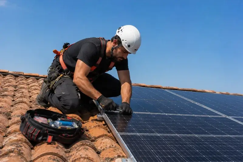 Maintenance et monitoring de panneaux solaires à Vacheresse