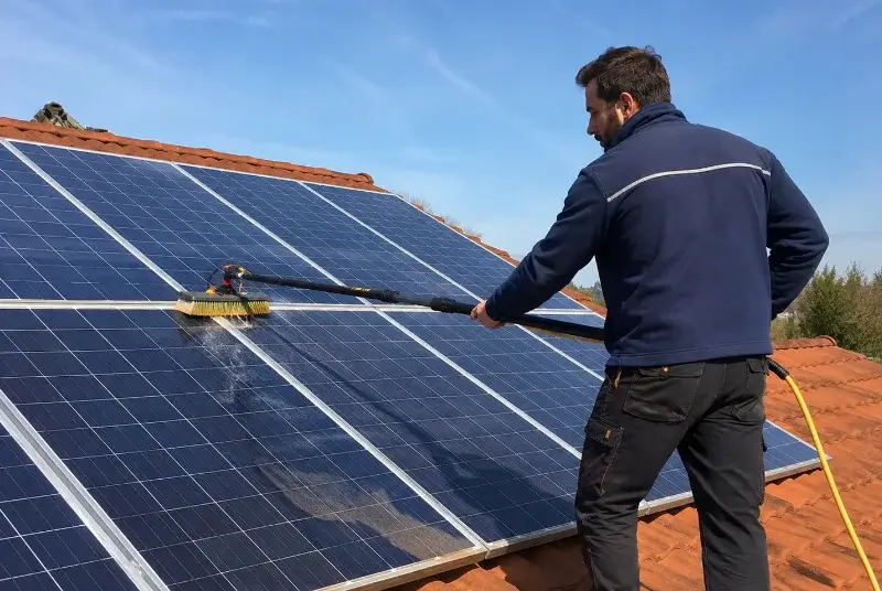 Nettoyage et entretien de panneaux solaires à Vacheresse
